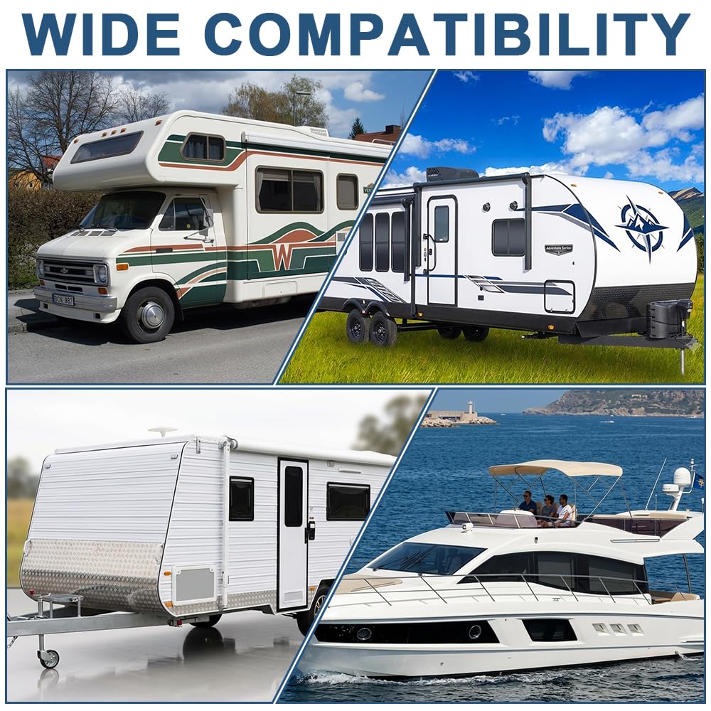 White 2 Pack RV Vent Covers T4481