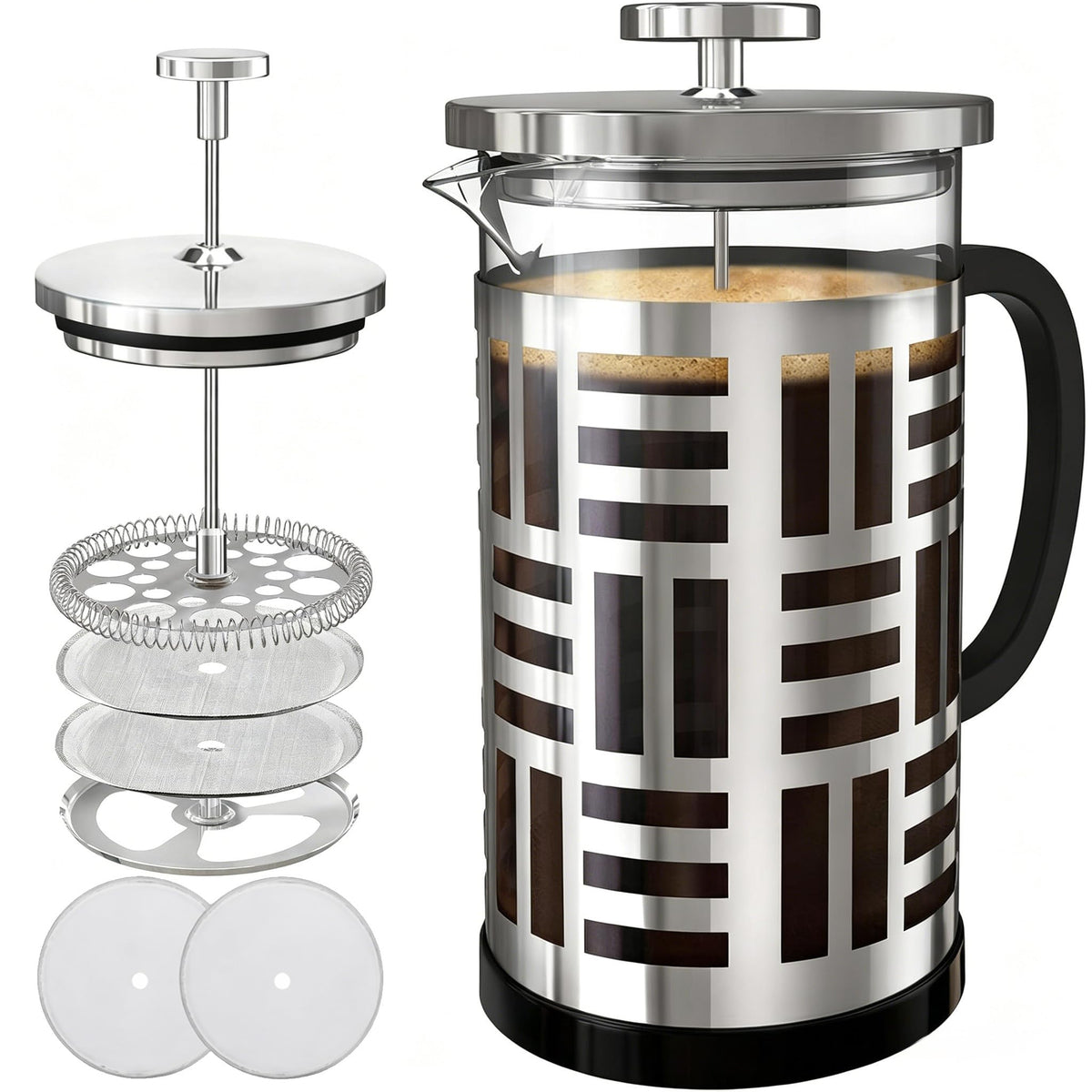 34 oz Brushed Stainless French Press A561683