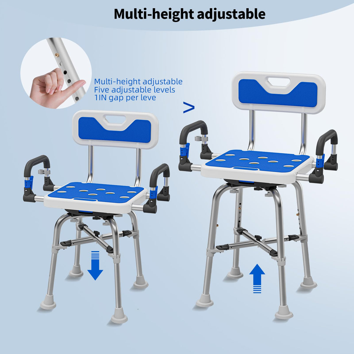 Heavy Duty Swivel Shower Chair I143