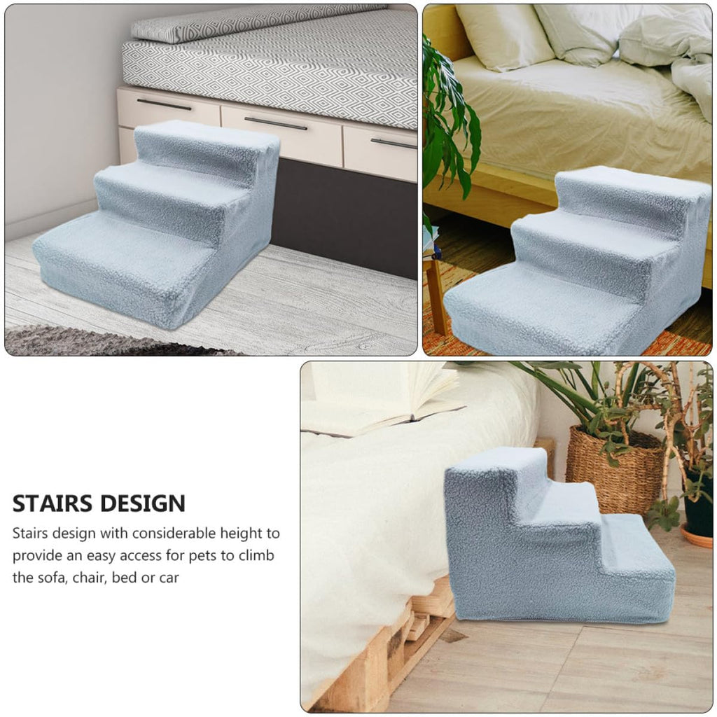 Gray Non-Slip Pet Stairs Y29013