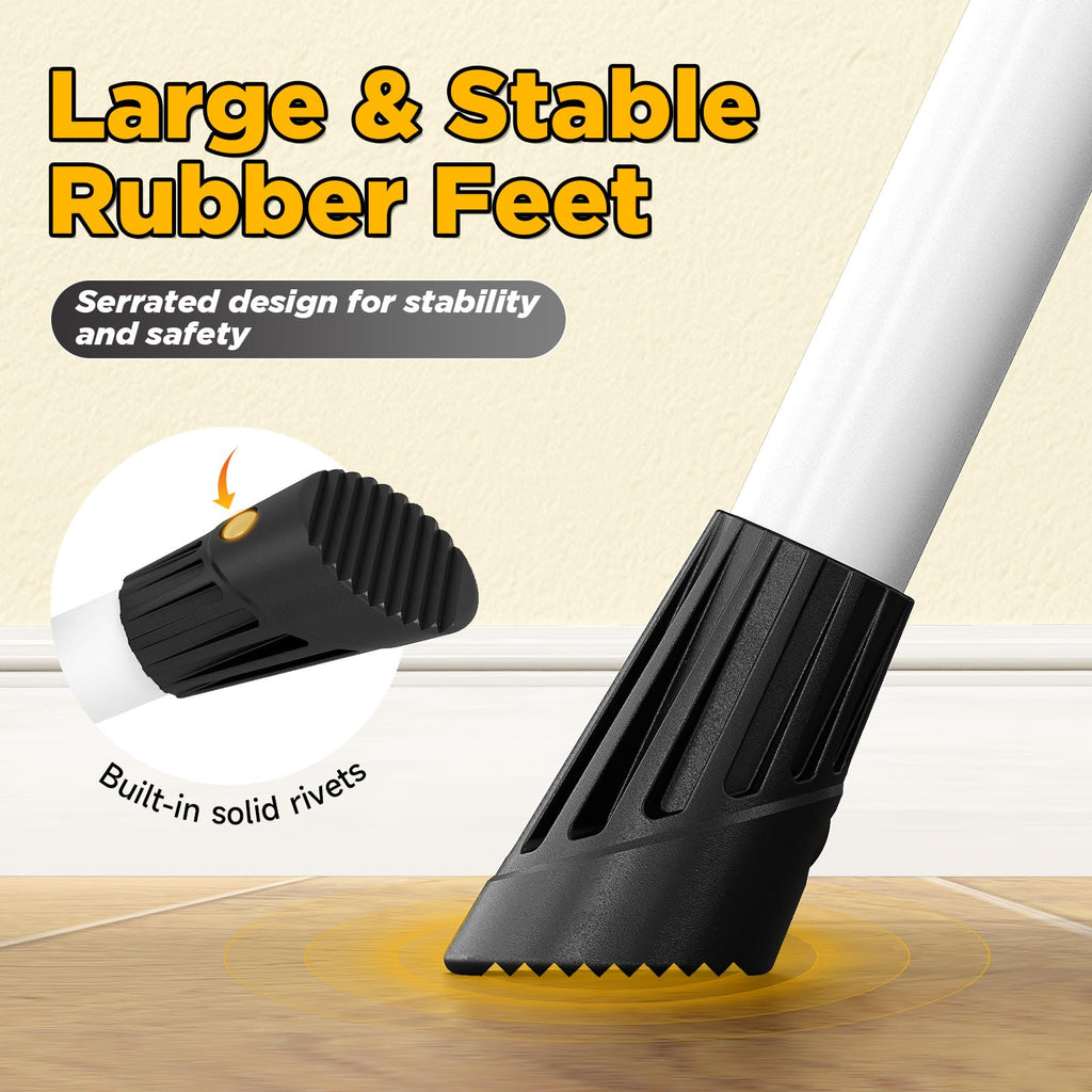 4 Step White Folding Step Stool R349