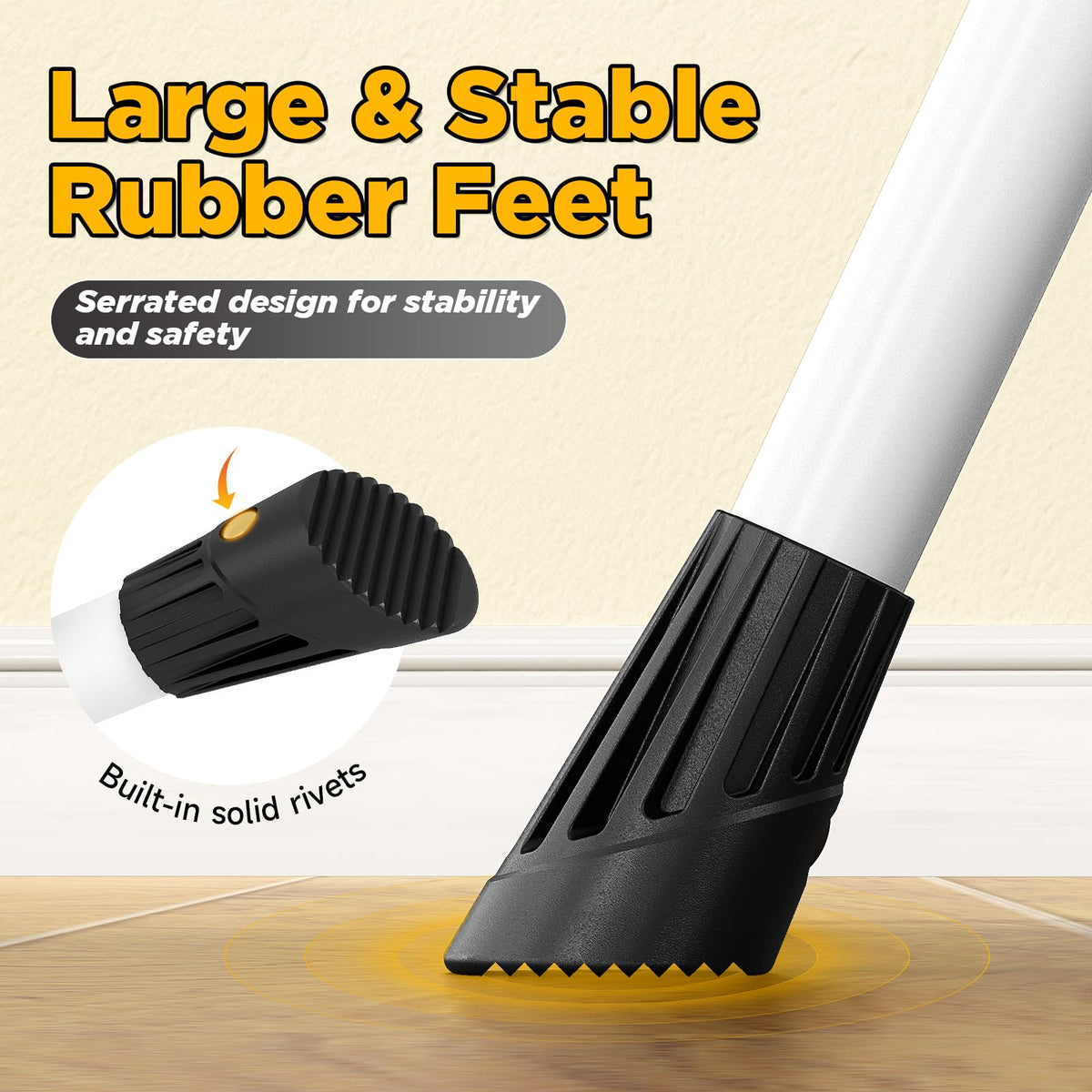 4 Step White Folding Step Stool R349
