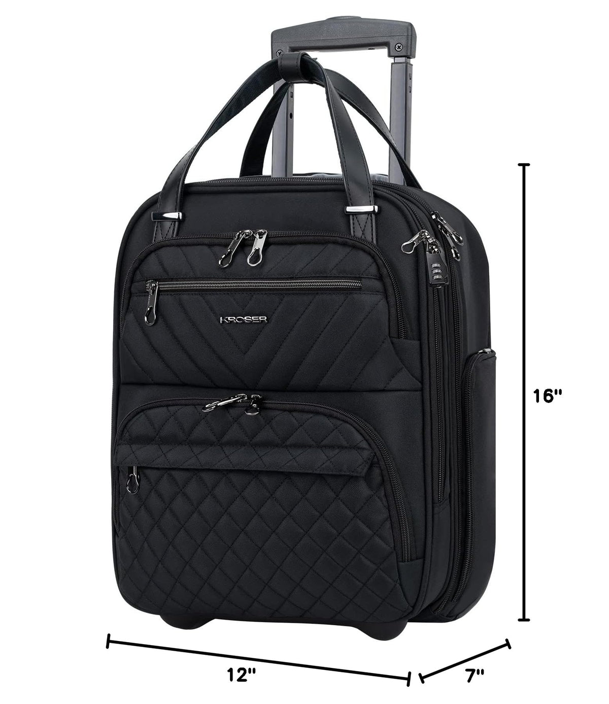 16-inch Underseater Lightweight Suitcase L7433