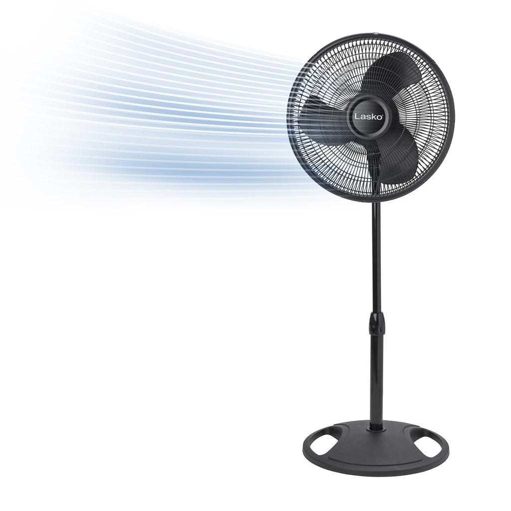 Oscillating Standing Pedestal Fan 16" Black K276