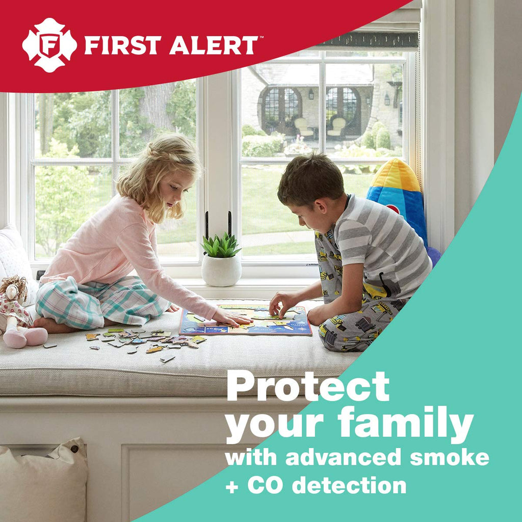 Hardwired Smoke and Carbon Monoxide Detector with Battery Backup, 3-Pack W747208