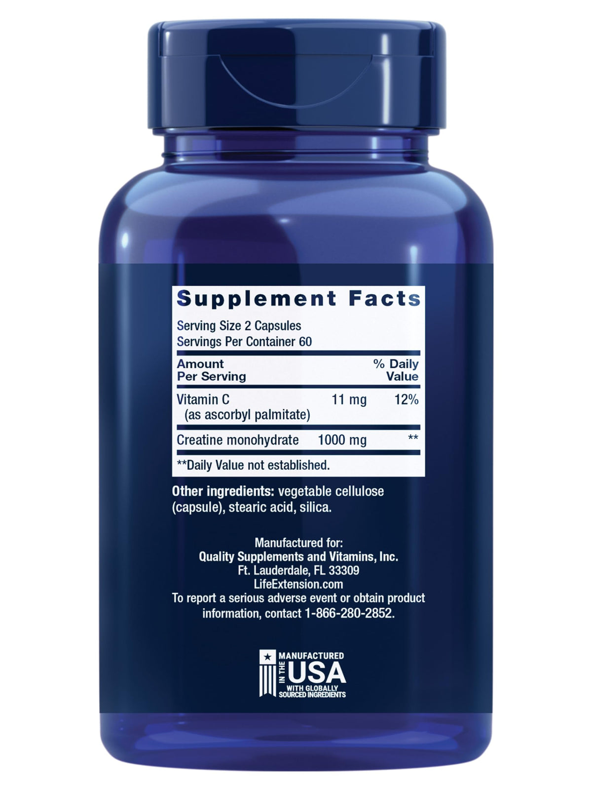 Creatine Monohydrate 120 Capsules W531611