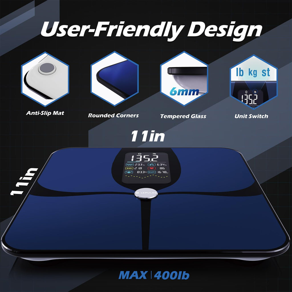Smart Weight Scale with BMI Body Fat Muscle Mass I2766