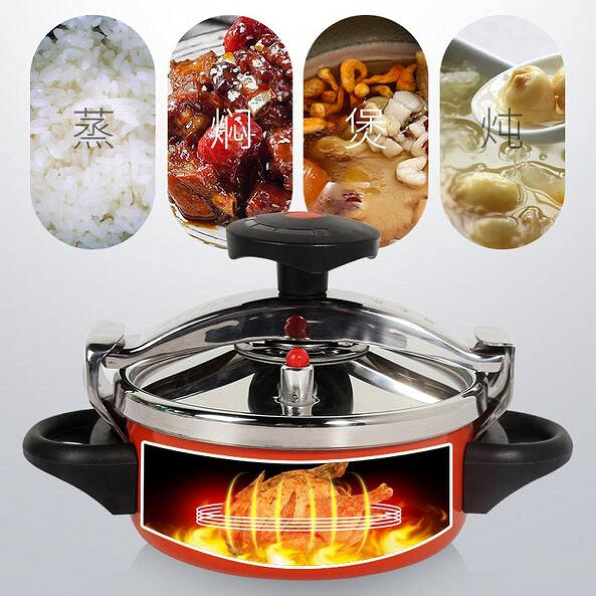 Camping Pressure Cooker Aluminum Alloy 2L I82034