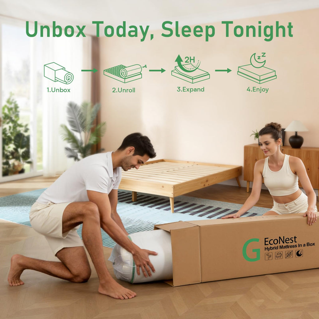 14 Inch Hybrid Memory Foam Full Size Mattress S327403
