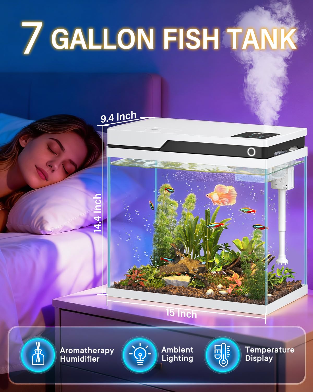 7 Gallon Fish Tank L6121