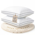 Standard Size White Bed Pillows Set of 2 W141630