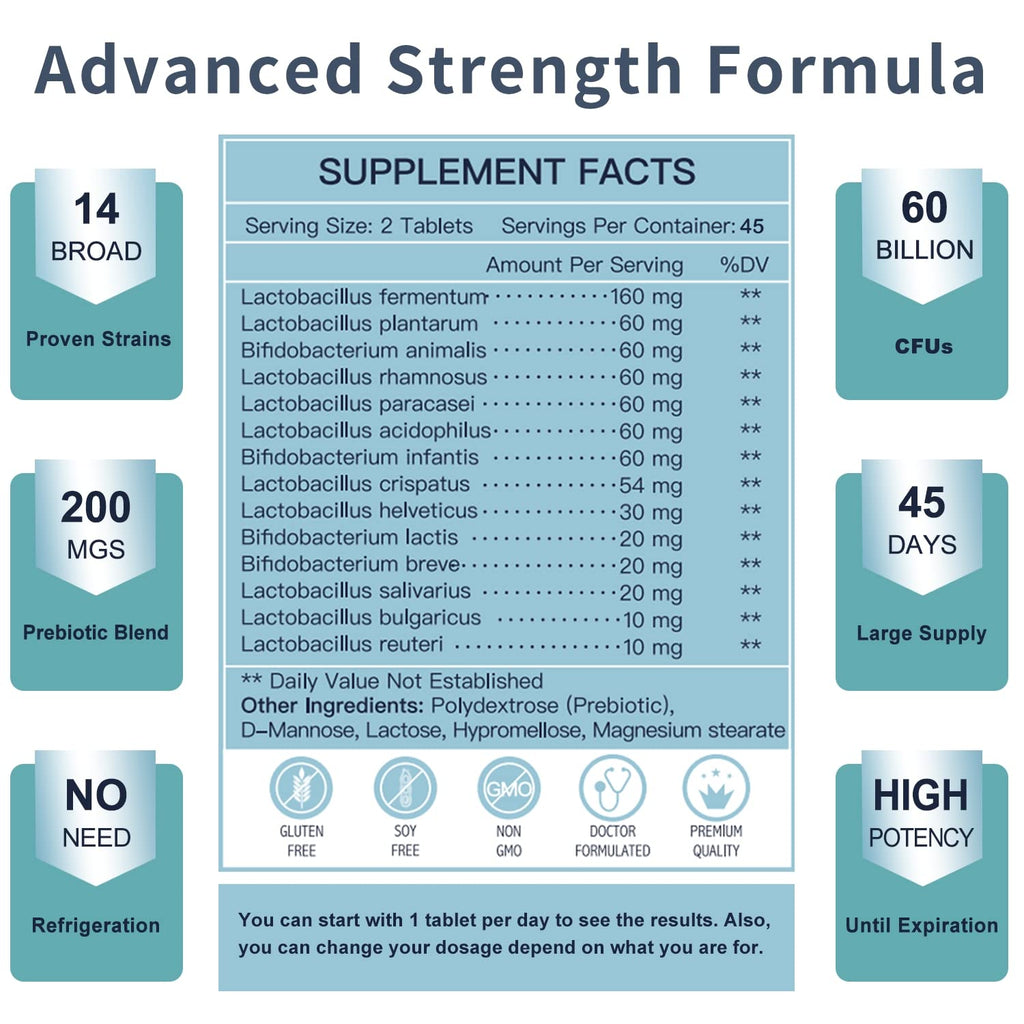 Probiotics with Glucosamine Chondroitin MSM Joint Support Supplement Z99042