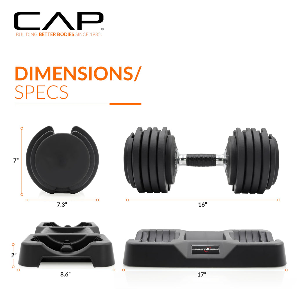 Adjustable Dumbbell Set 12.5 LB 25 LB 55 LB I200358