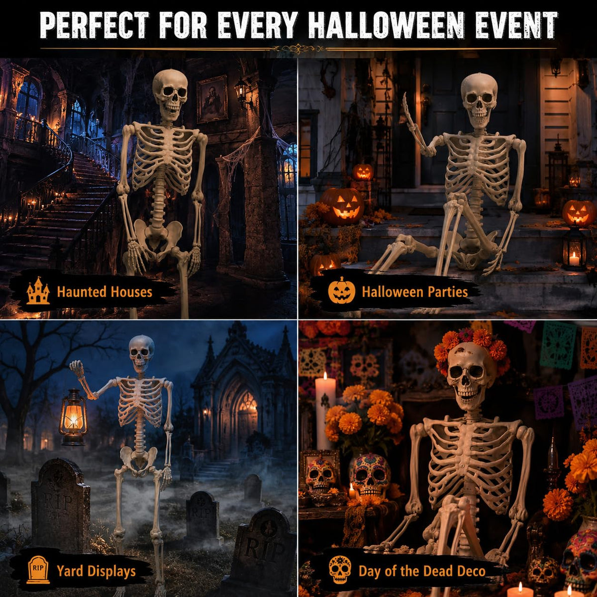 Life Size Poseable Skeleton B141
