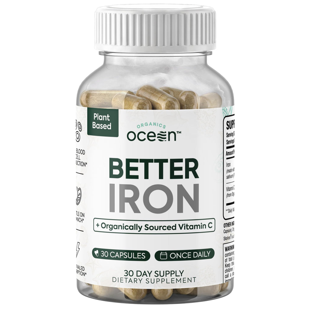 Plant-Based Iron Supplement, 30 Capsules Z128217