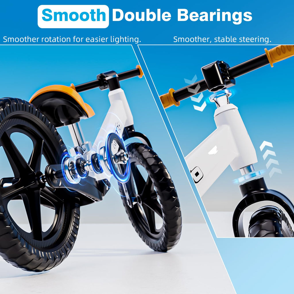 12 Inch Lightweight Kids Balance Bike with Adjustable Seat H922