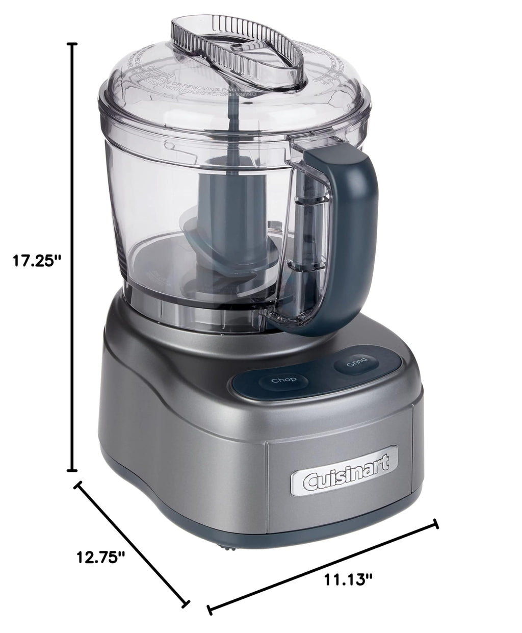 Gun Metal Chopper Grinder B625457