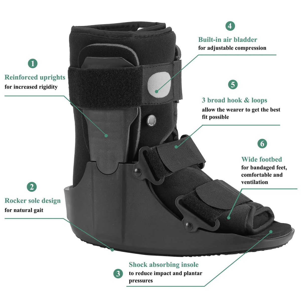 Short Walking Boot V605