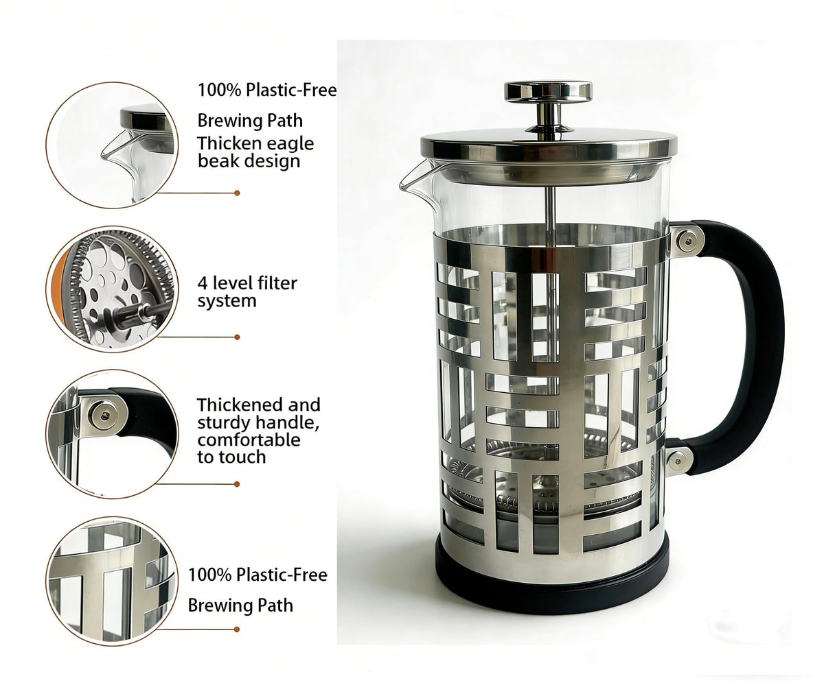 34 oz Brushed Stainless French Press A561683
