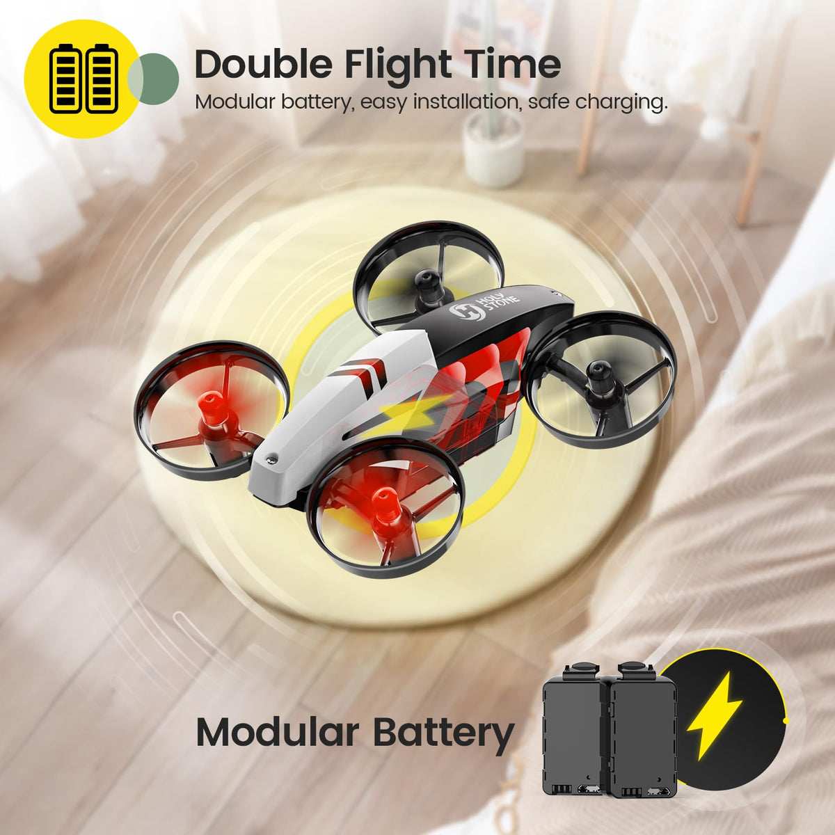 Mini Indoor RC Quadcopter with 3D Flip X438