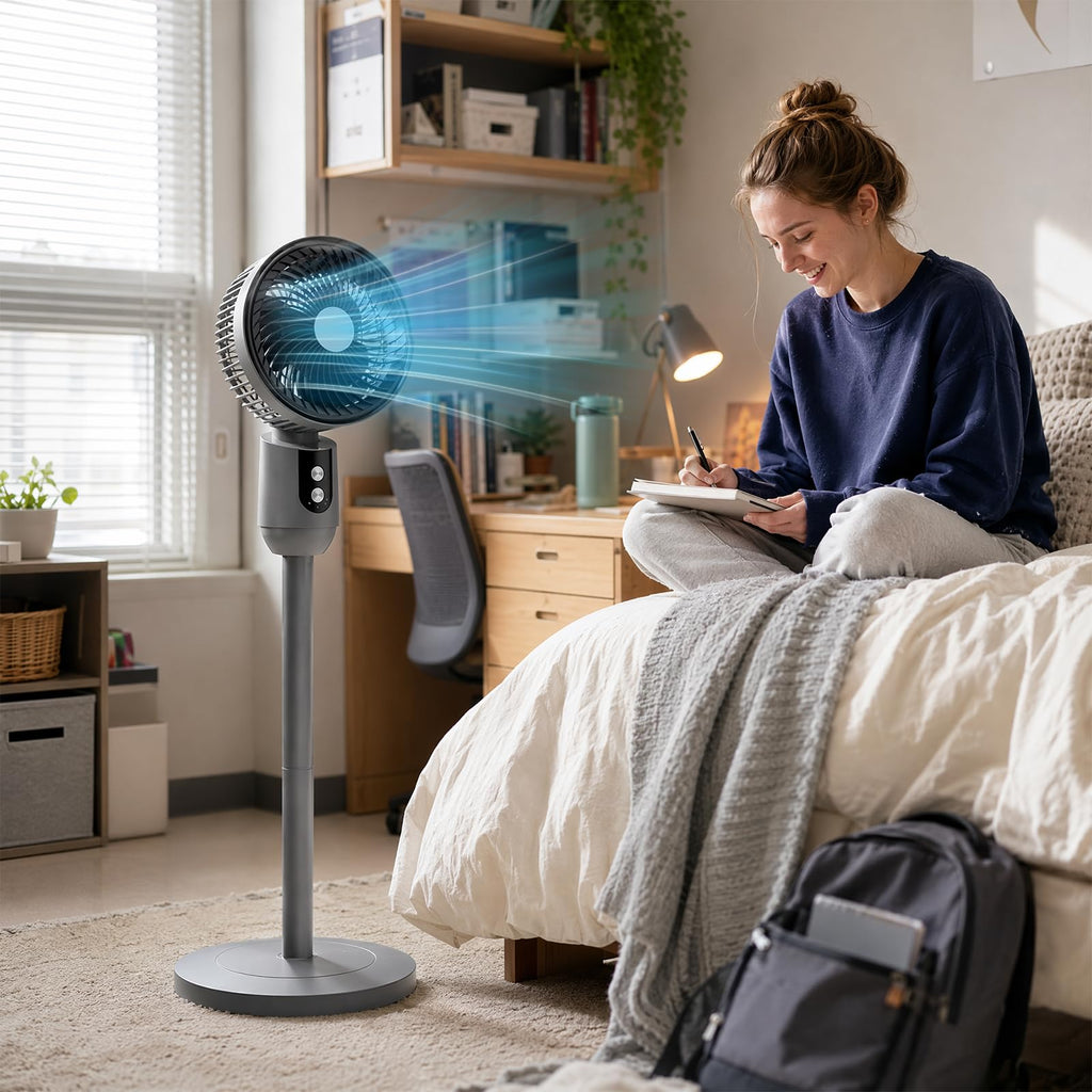 Super Quiet Adjustable Pedestal Fan D830