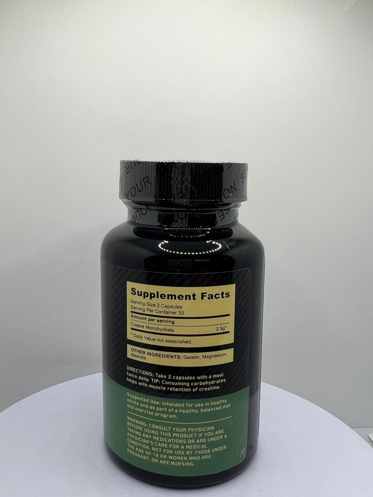 Micronized Creatine Monohydrate Capsules 2.5g 60 Count S42652