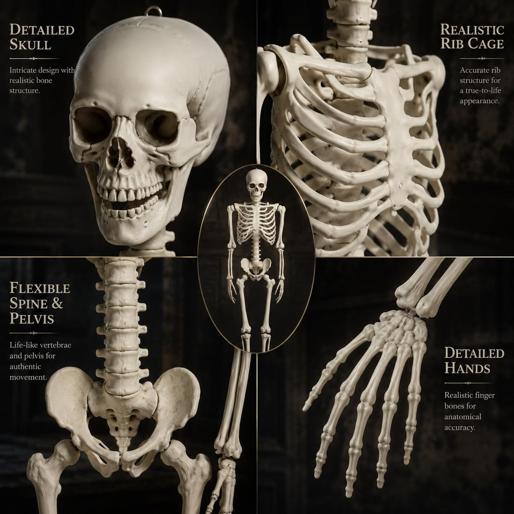 Life Size Poseable Skeleton B141