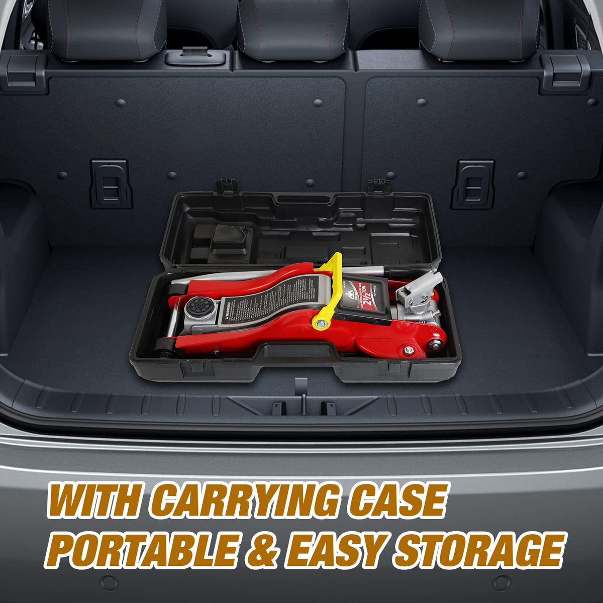 2.5 Ton Low Profile Hydraulic Floor Jack with Storage Case K481