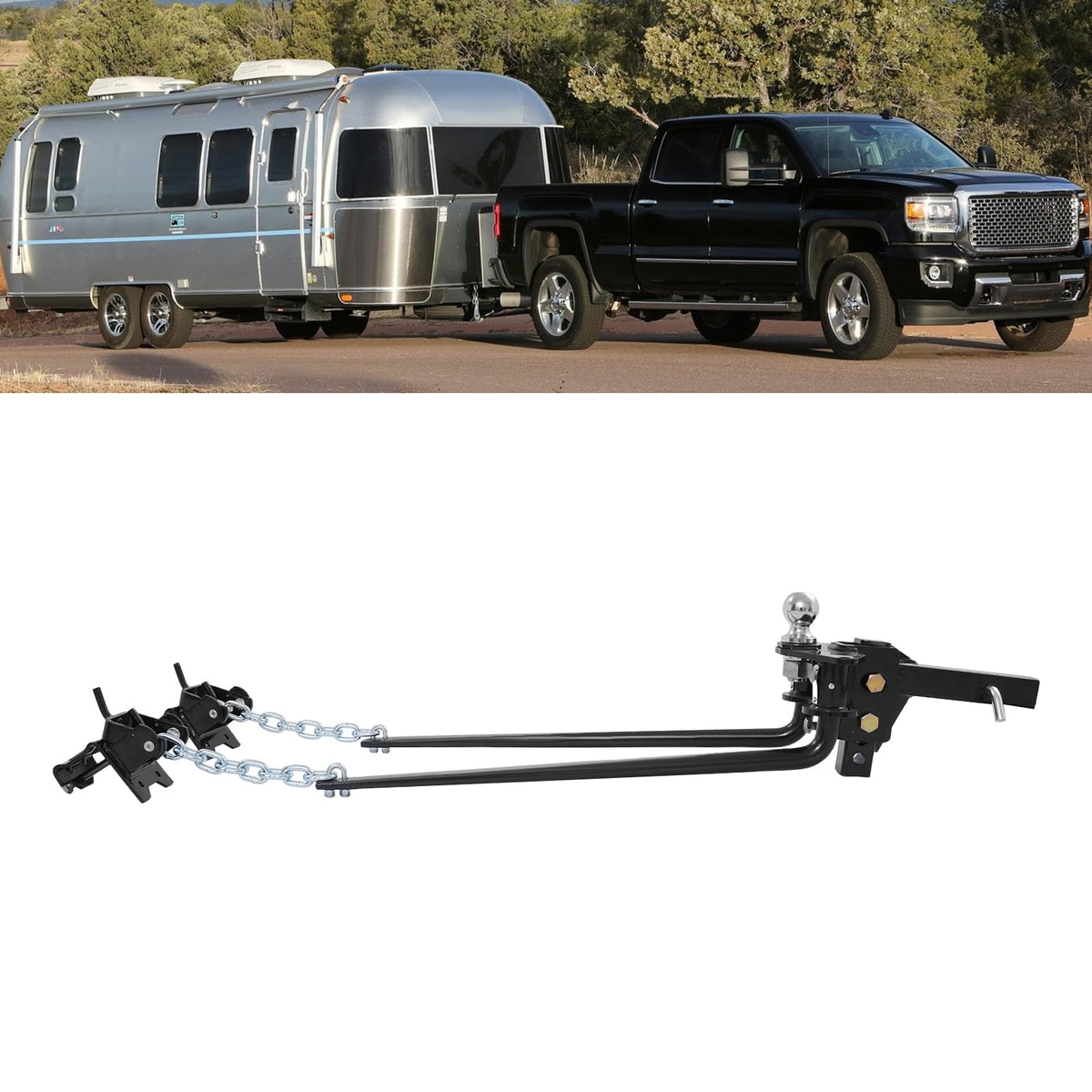14000Lbs Weight Distribution Hitch with Sway Control Z3197