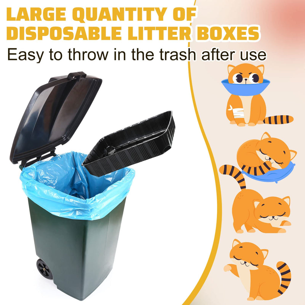 50 Pack Disposable Cat Litter Box X29308