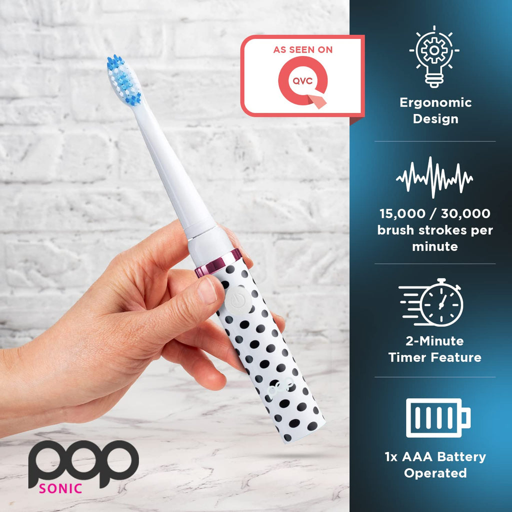 Electric Toothbrush with 2 Replacement Heads Y46442