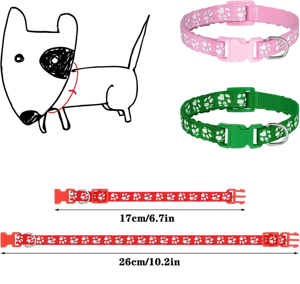 12 Pack Adjustable Puppy Collars T121