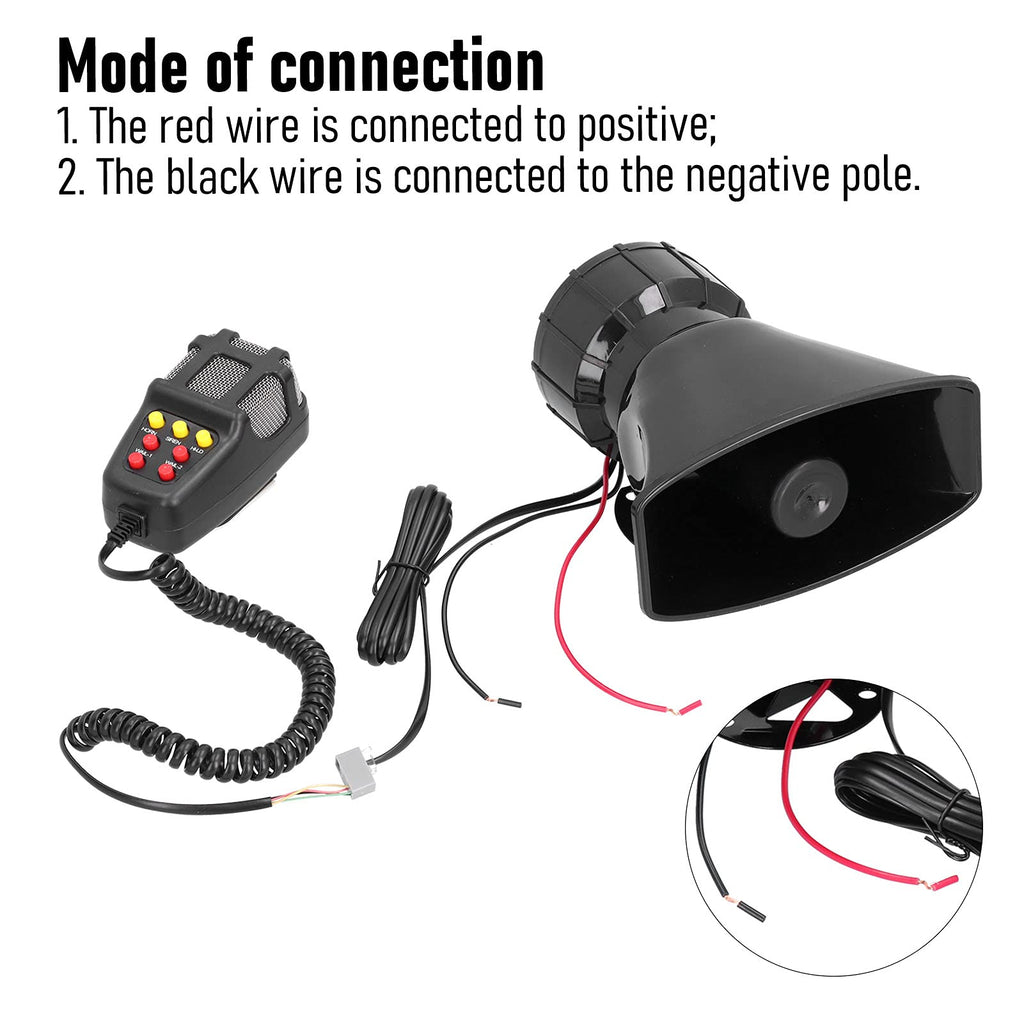 Car Siren Speaker Alarm Horn 7 Tone H200010