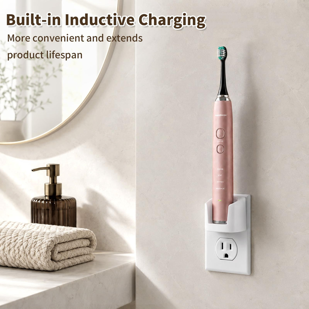 2 Pack Toothbrush Wall Charger C421
