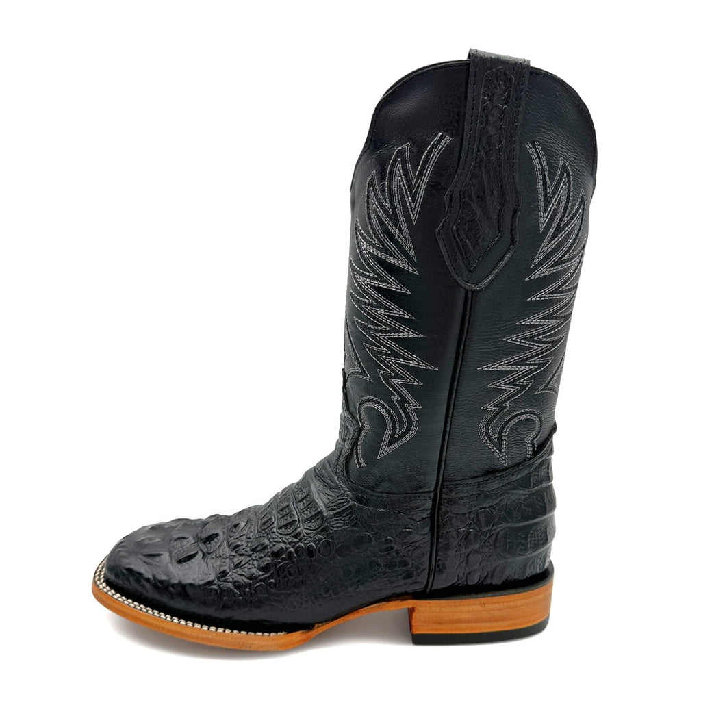 Mens Leather Square Toe Cowboy Boot M5856