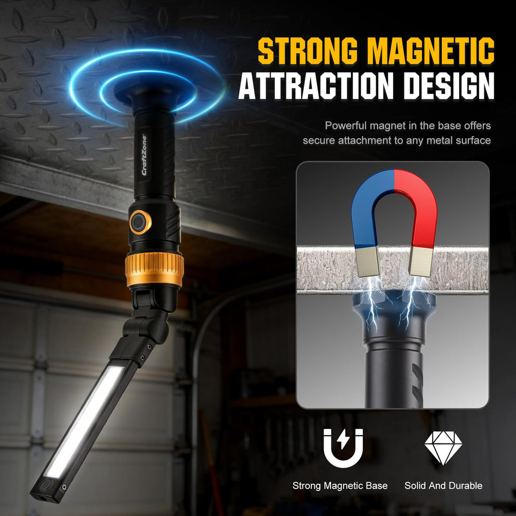 1200LM Rechargeable Magnetic LED Work Light P323243