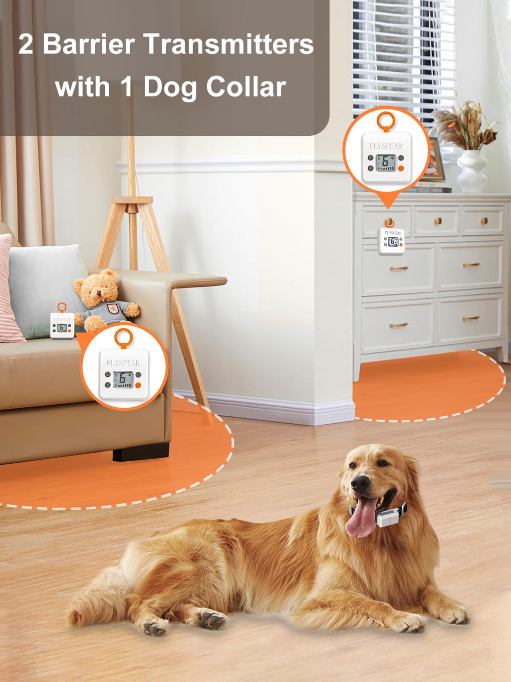 Wireless Pet Barrier with 2 Transmitters B3160