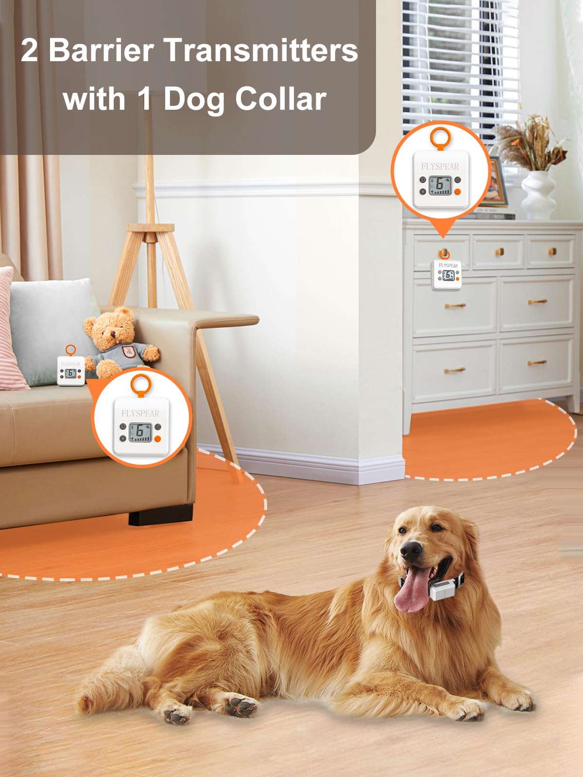 Wireless Pet Barrier with 2 Transmitters B3160