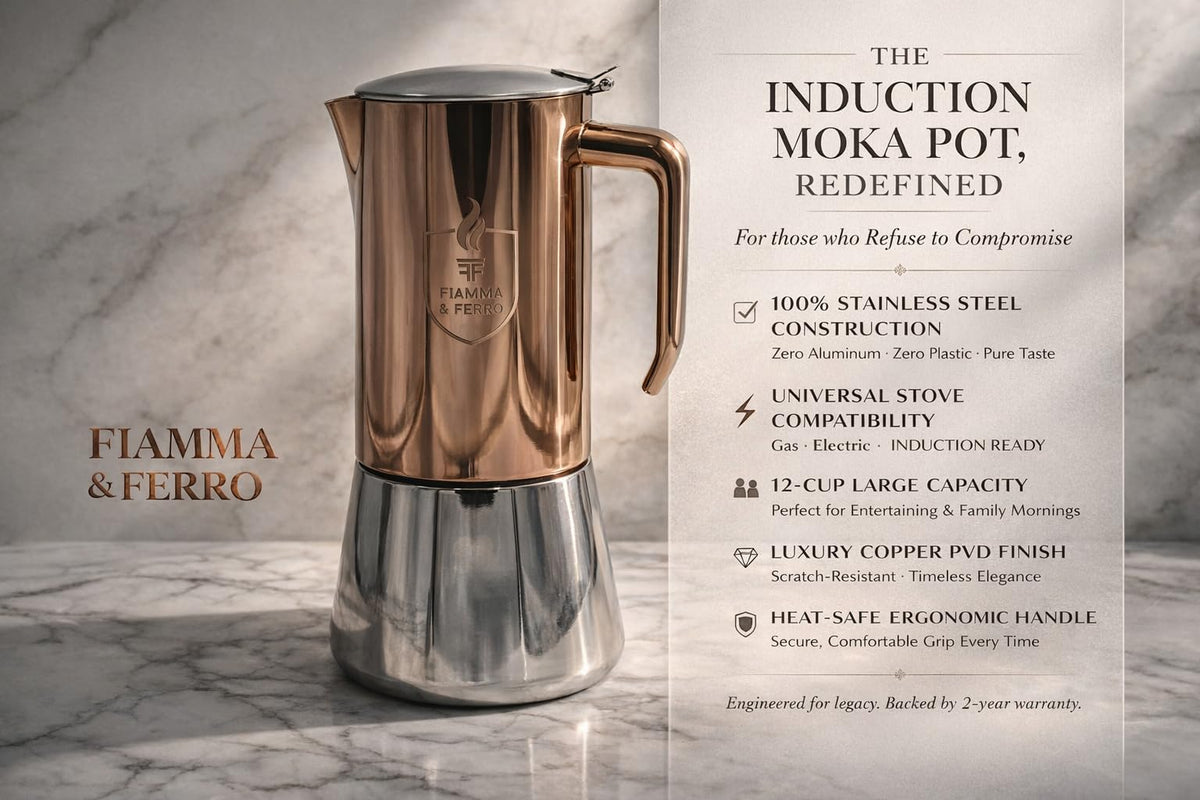 12-Cup Stainless Steel Moka Pot T7646