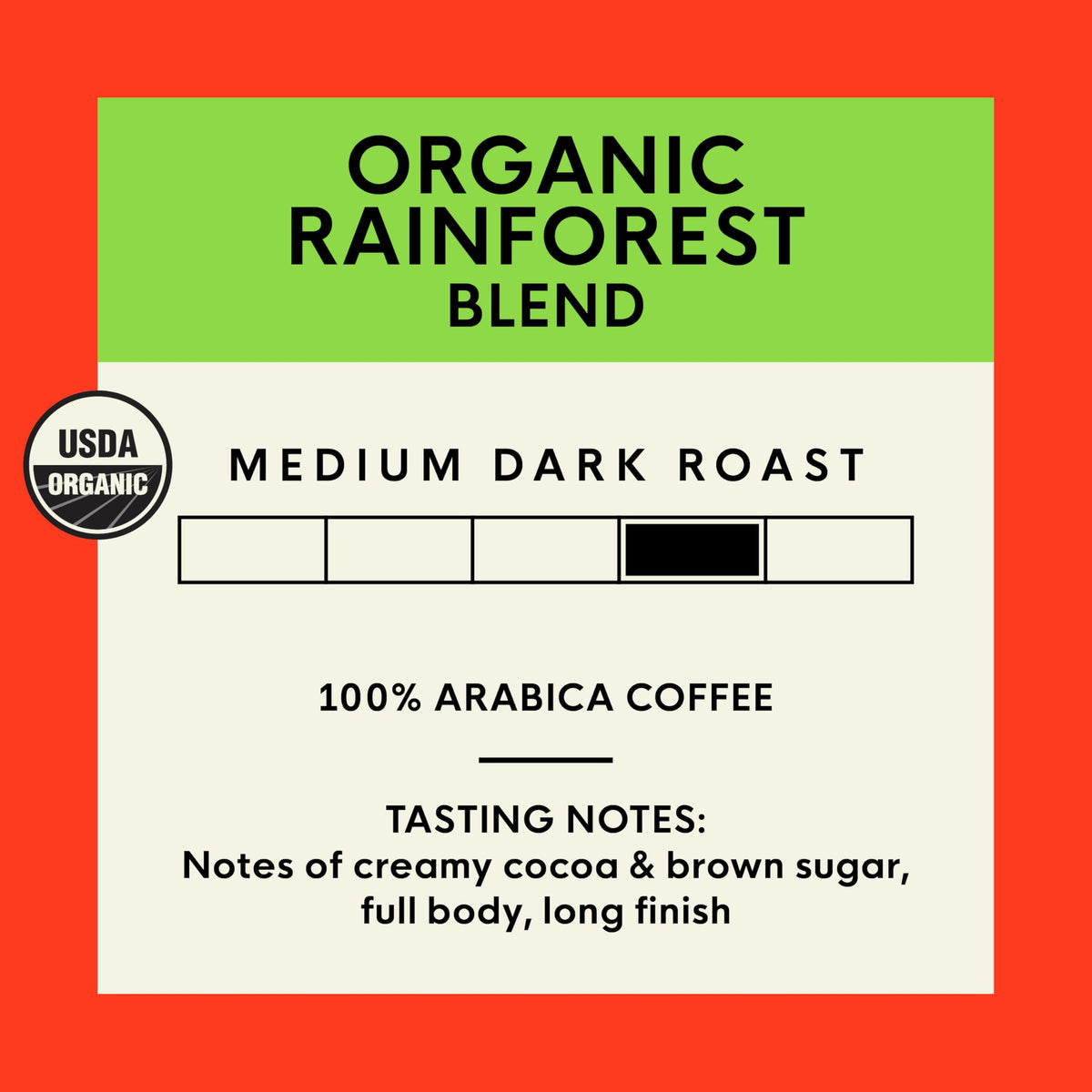 Organic Rainforest Blend K-Cup Compatible Pods, 80 ct D738