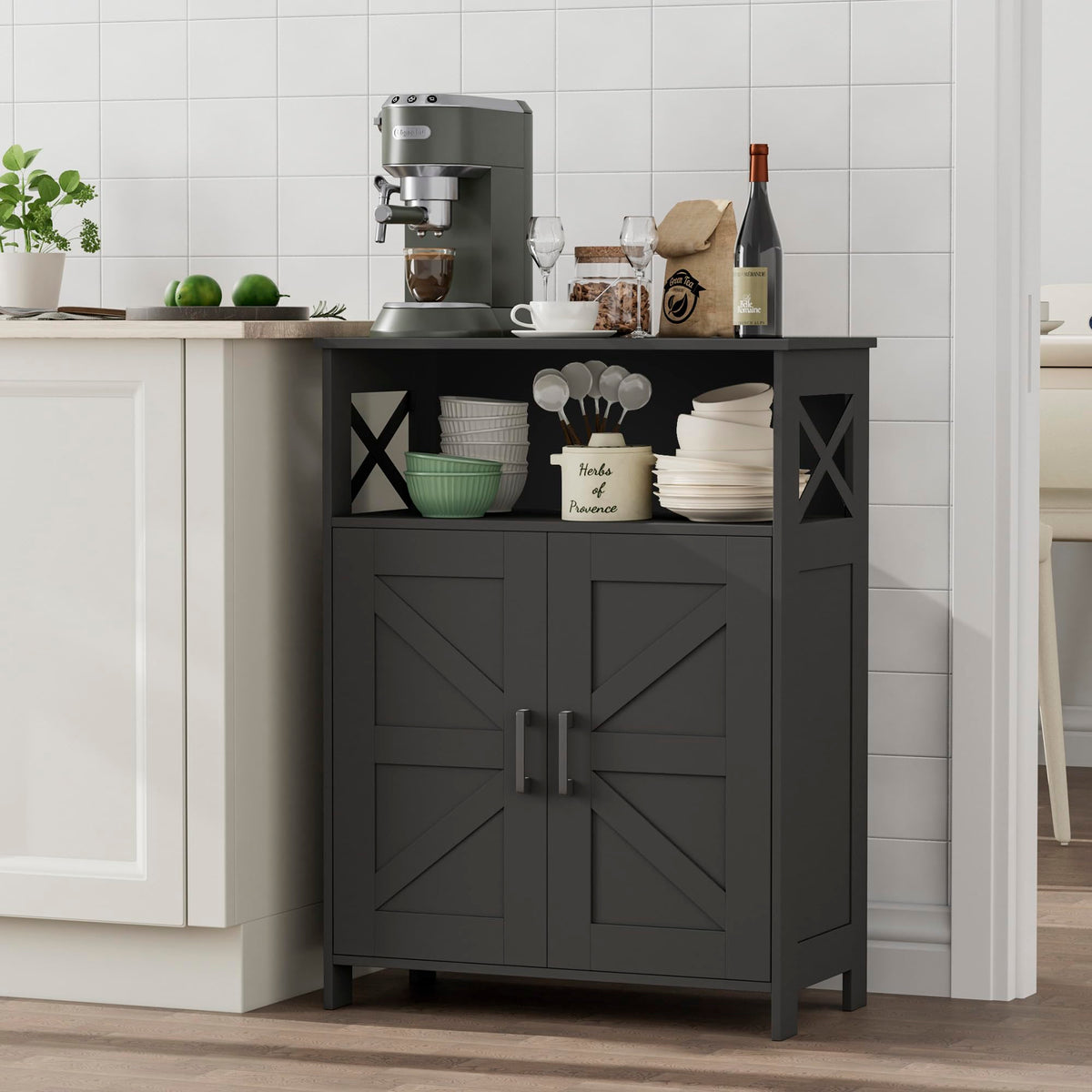 Bathroom Storage Cabinet with Doors W617