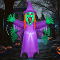 8FT Purple Halloween Inflatables with LEDs R9493