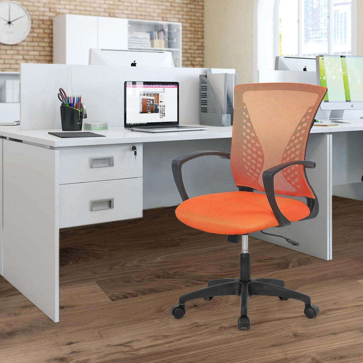 Orange Ergonomic Mesh Office Chair A970966