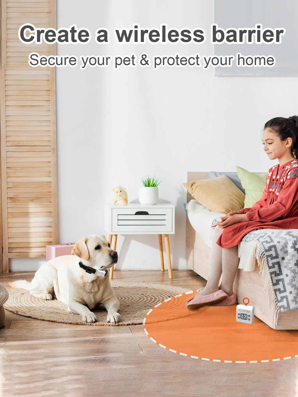 Wireless Pet Barrier with 2 Transmitters B3160