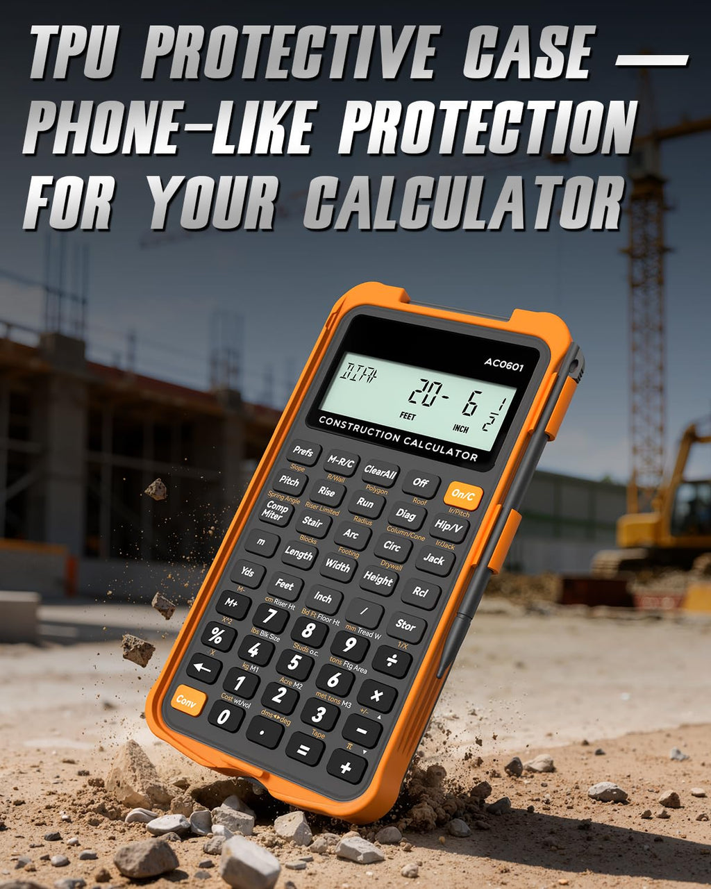 Construction Calculator with Writing Tablet P99343