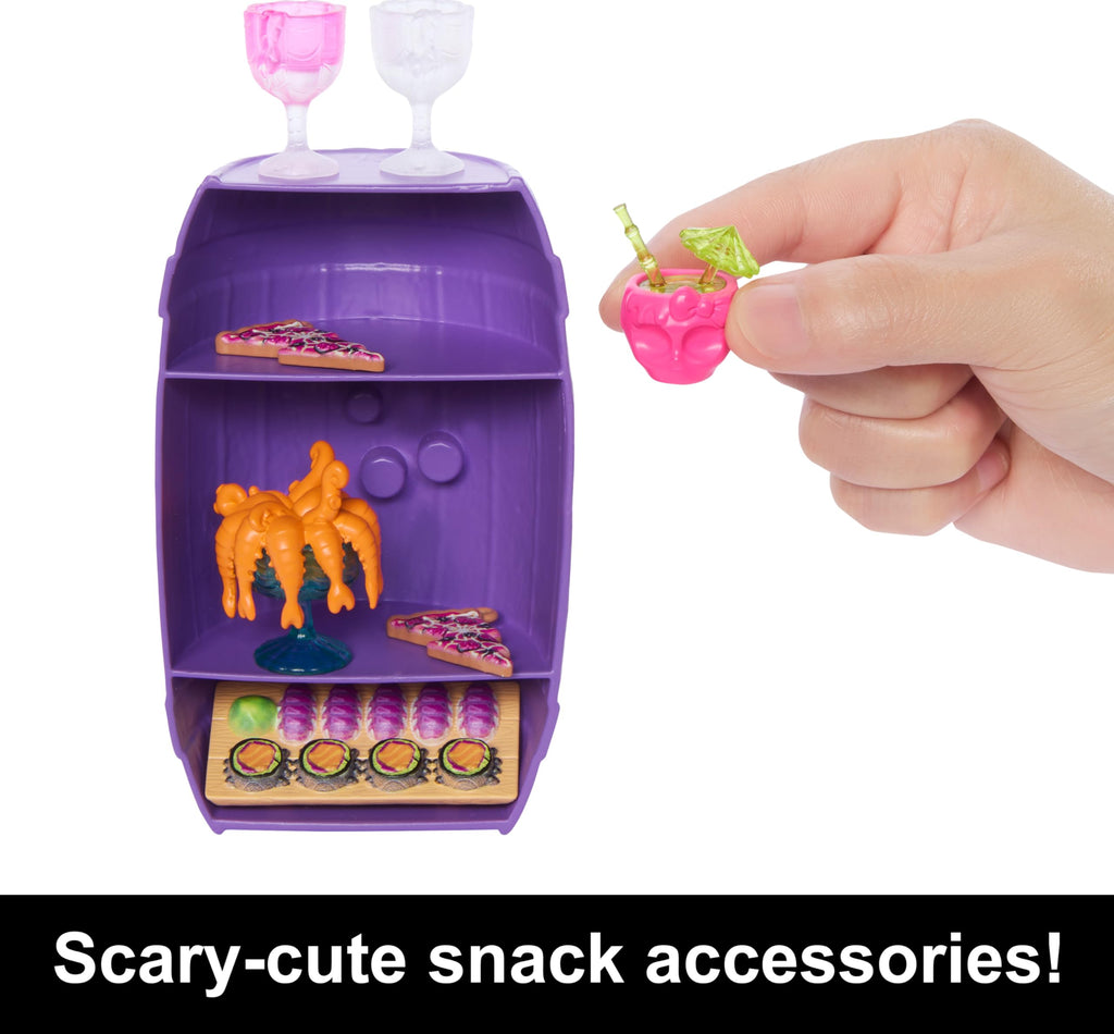 Doll & Playset with Food Accessories & Color-Change Drinks W558