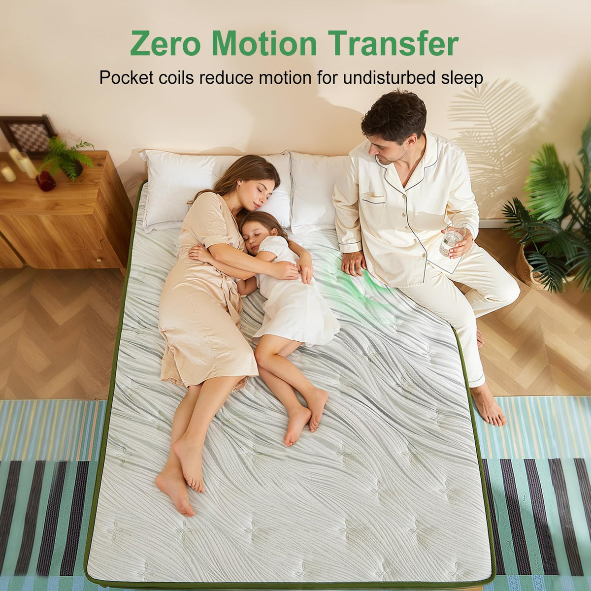 14 Inch Hybrid Memory Foam Full Size Mattress S327403