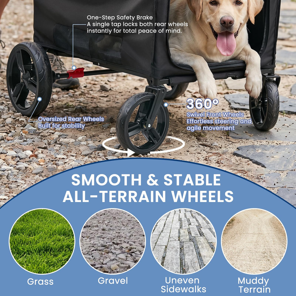 Large Foldable Dog Stroller A10576