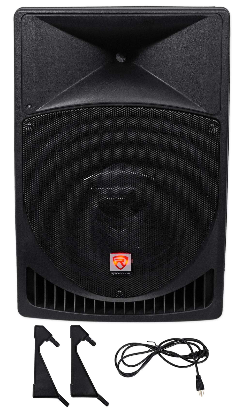 15" Powered PA Speakers 2-Pack with Mixer F55173