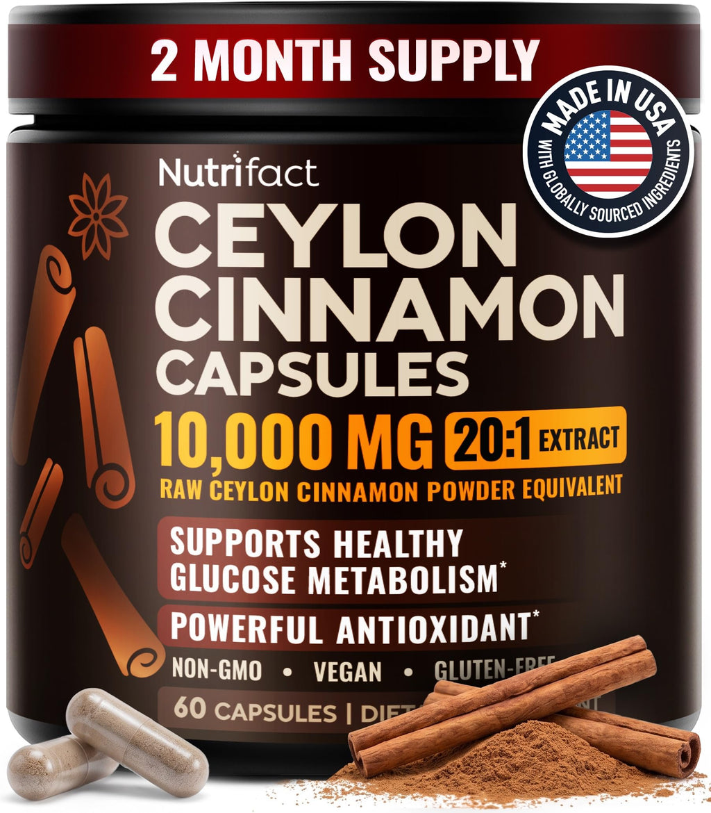 Cinnamon Capsules 500mg 60 Caps V134